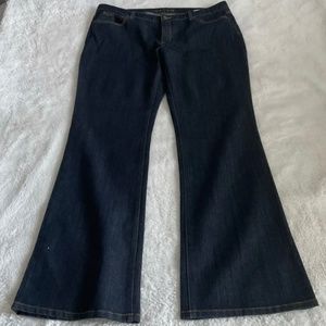 Michael Kors Bootcut Dark Blue Jeans Womans Size 14. See Description.
